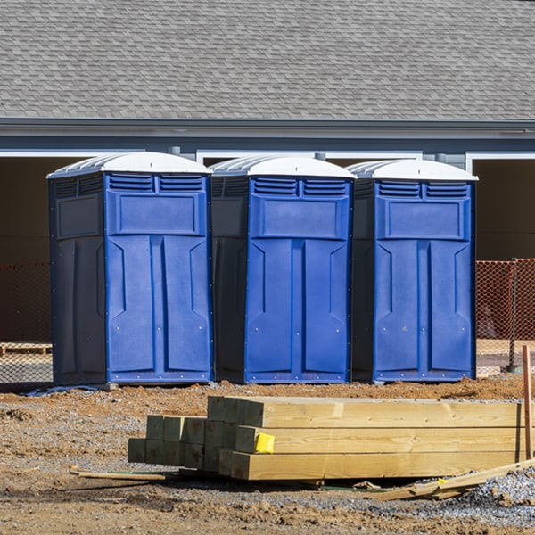 how do you dispose of waste after the portable restrooms have been emptied in Mentone Texas